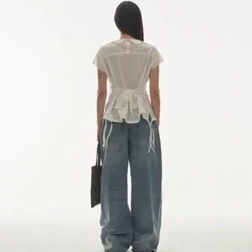 코이세이오 보우 블라우스 화이트 coyseio bow blouse | 브랜드 중고