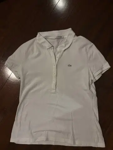 LACOSTE 피케 셔츠 화이트