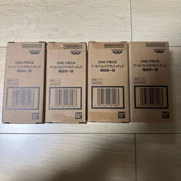원피스 베이스샵 한정판 월드 컬렉터블 피규어 오다 에이치로 x 4개