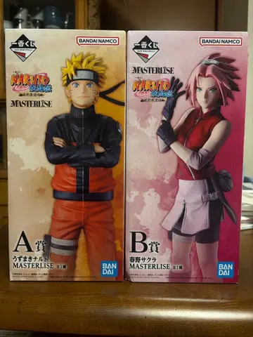 제일복권 NARUTO 돌풍전 A상 B상 피규어 세트