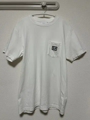 OBEY 오베이 포켓 T셔츠 화이트