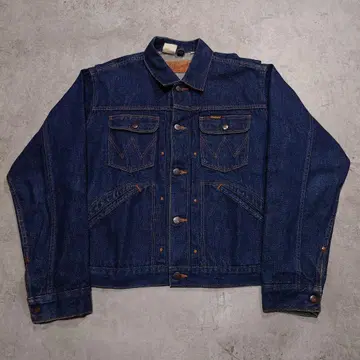 90s 00s Wrangler 111MJ 데님 자켓 다크 네이비 L