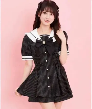 시크릿허니 스트라이프 셋업 지뢰계 반팔