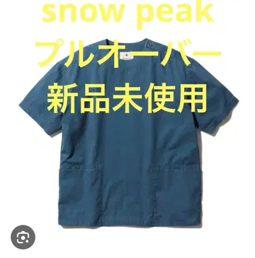 snow peak 반팔 풀오버 스노우피크 티셔츠