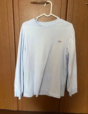 LACOSTE 라코스테 긴팔 티셔츠 라이트 블루