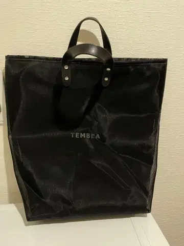 TEMBEA 토트백 블랙 나일론