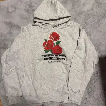 thisisneverthat 로즈 프린트 후드티 그레이 L