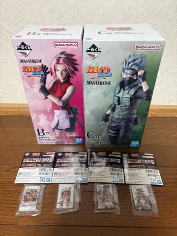 제일복권 NARUTO 돌풍전 B상 하루노 사쿠라 C상 하타케 카카시 세트