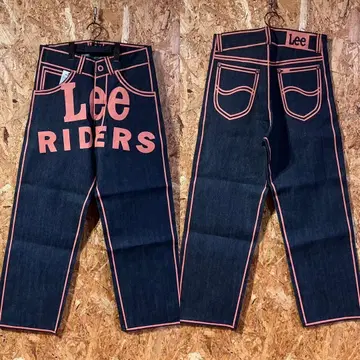 LEE 130주년 페인트 데님 청바지 L 130th