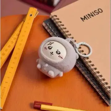 MINISO 공식 치이카와 (먼작귀) 랏코 키링 그레이