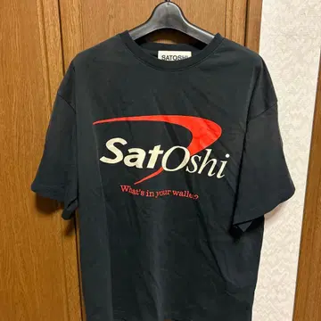 사토시 나카모토 티셔츠 블랙