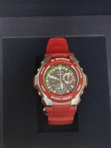 CASIO G-SHOCK 레드 손목시계 본체 스카이 콕피트