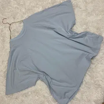 UNIQLO 반팔 T셔츠 색스 블루 빅 사이즈 3XL