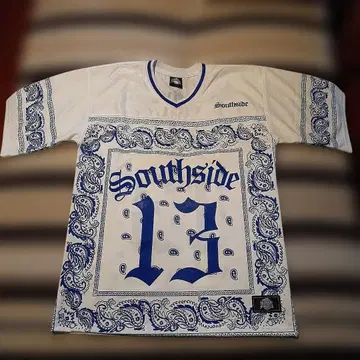 SOUTH SIDE 13 풋볼 셔츠 치카노 멕시칸