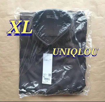 유니클로 U 드레이프 셔츠 UNIQLOU 다크 브라운 XL 2024AW