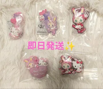 메조피아노 x 헬로키티 캡슐 러버 마스코트 5종 세트
