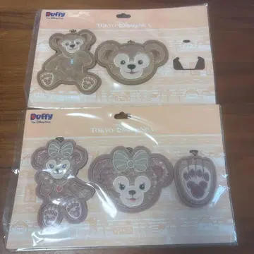더피 셰리메이 와펜 배지 세트 디즈니 스트랩