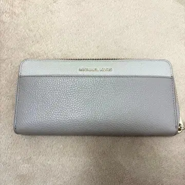 MICHAEL KORS 장지갑 라운드 지퍼 바이컬러