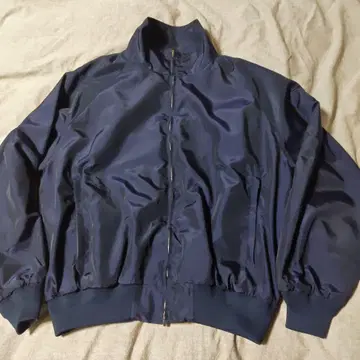 everyone nylon silk 트랙 재킷 네이비 M