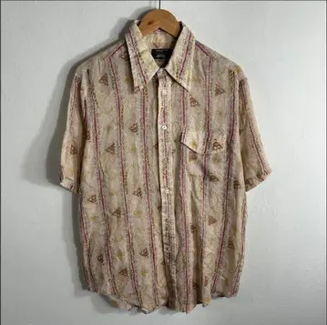 00s vintage Towncraft 페이즐리 무늬 반팔 셔츠