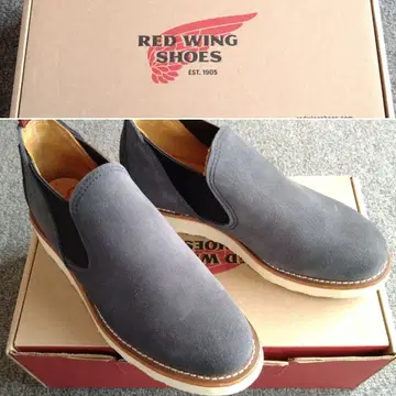 새상품 REDWING BEAMS 별주 로메오 사이드 고어 단종 한정판 네이비