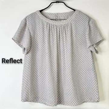Reflect 리플렉트 코츠키 패턴 양류 블라우스 라이트 베이지