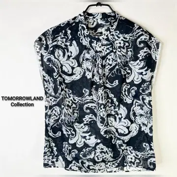 TOMORROWLAND collection 꽃무늬 블라우스 후크 부착