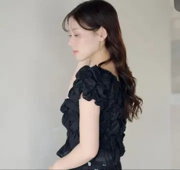카스타네 쿠슈쿠슈 블라우스 블랙
