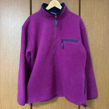 L.L.Bean 엘엘빈 플리스 보라색 구제 의류 빈티지 남성용