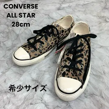 CONVERSE ALL STAR 컨버스 레오파드 무늬 스니커즈 28cm