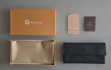 Hallelujah 작은 장지갑 블랙 박스 포함