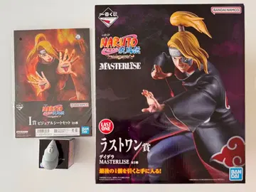 제일복권 NARUTO 데이다라 세트 라스트 원 & 피규어 & 비주얼 시트