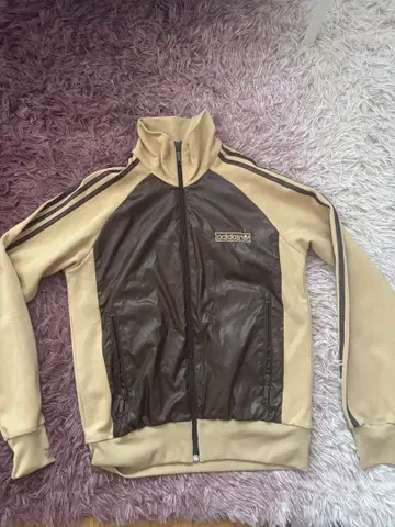 adidas 트랙 자켓 베이지 브라운