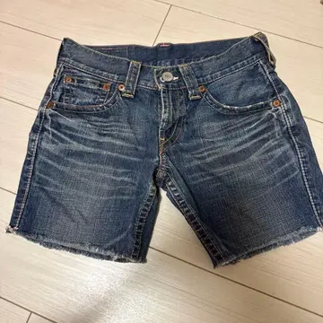 Levis 핑크 라벨 리바이스 데님 숏팬츠