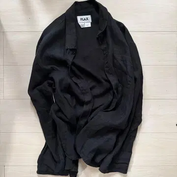 FLAX 린넨 셔츠 블랙