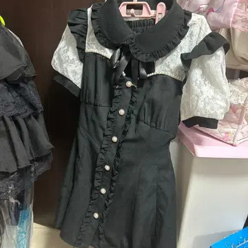 시크릿허니 셋업 블랙 화이트
