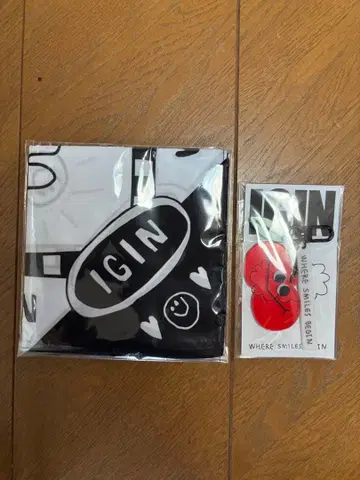 BTS 진 IGIN 반다나+키링 세트