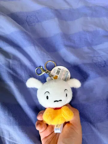인형 키링  흰둥이