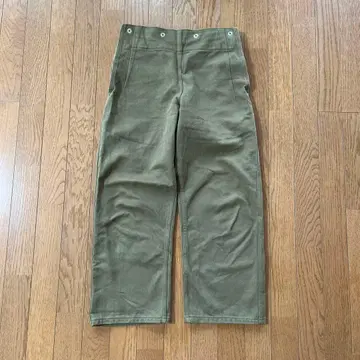 TUKI 쓰키 snap pants 스냅 팬츠 olive size00