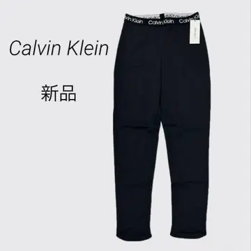 새상품 Calvin Klein 레깅스 스패츠 팬츠 로고 일본제