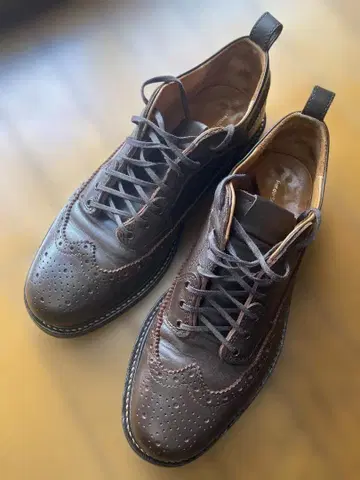 Hender Scheme 윙팁 가죽 슈즈