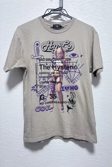 HYSTERIC GLAMOUR HYSCO T셔츠 베이지 S사이즈