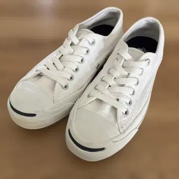 컨버스 잭 퍼셀 화이트 스니커즈 23cm