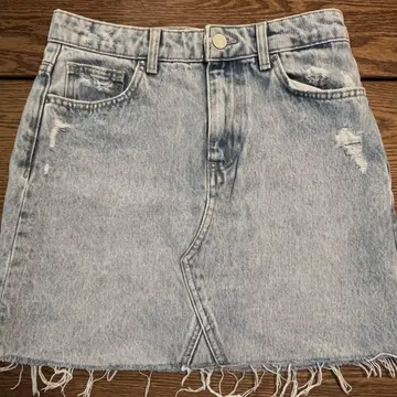 ZARA 데님 미니 스커트