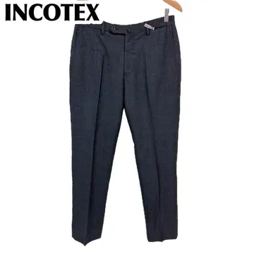 INCOTEX 봄/여름 슬랙스 팬츠 센터 프레스 46 슈퍼100s