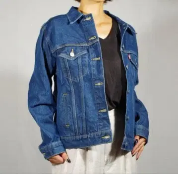 리바이스 EX-BOYFRIEND TRUCKER 데님 자켓 M