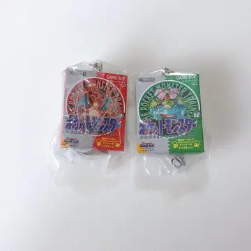 포켓몬 30주년 패키지 & 카트리지 키링 빨간색 그린