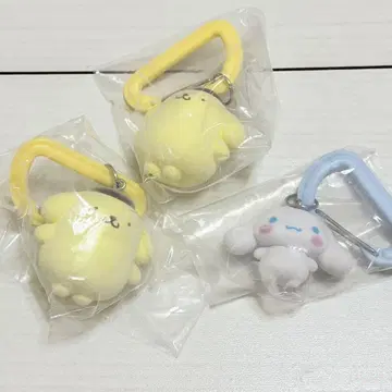 산리오 플로키 카라비너 마스코트 참 폼폼푸딩 시나모롤