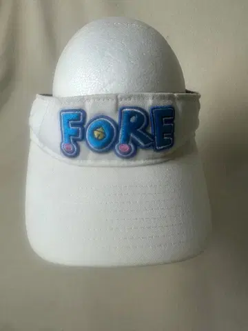New Era FORE 선바이저 화이트 도라에몽
