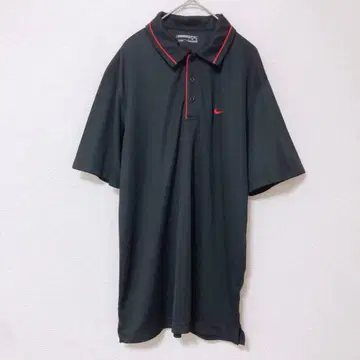 나이키 골프 NIKE 반팔 셔츠 피케 셔츠 블랙 의류 트레이닝 L